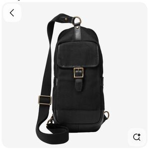 Fossil Canvas and Leather Estate Sling Pack